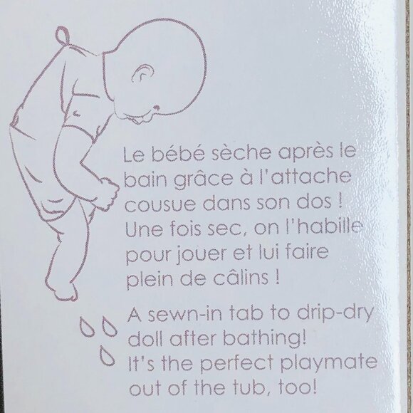 Corolle Bath Baby Alyzee Black Doll w/Little Whale Bbath Toy 12"-30cm New in Box - Picture 14 of 16